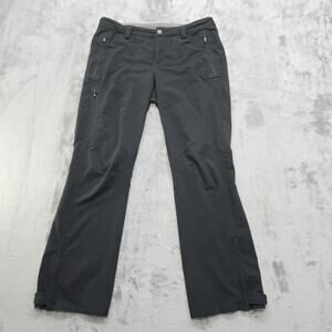 REI Co-op Endeavor Pants Womens 8P PETITE Black Hiking Stretch UPF 50+ Outdoor